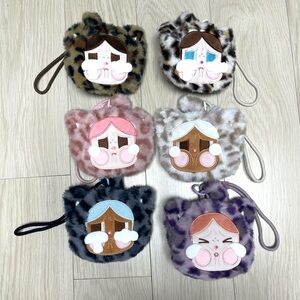 Cute Animal Face Plush Wristlet for Kids
